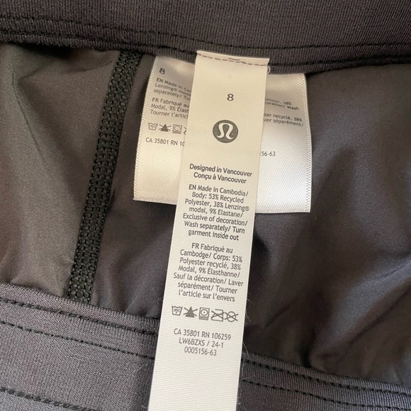 Lululemon Athletica Charcoal Soft Stream Pants Size 8 - Picture 4 of 5